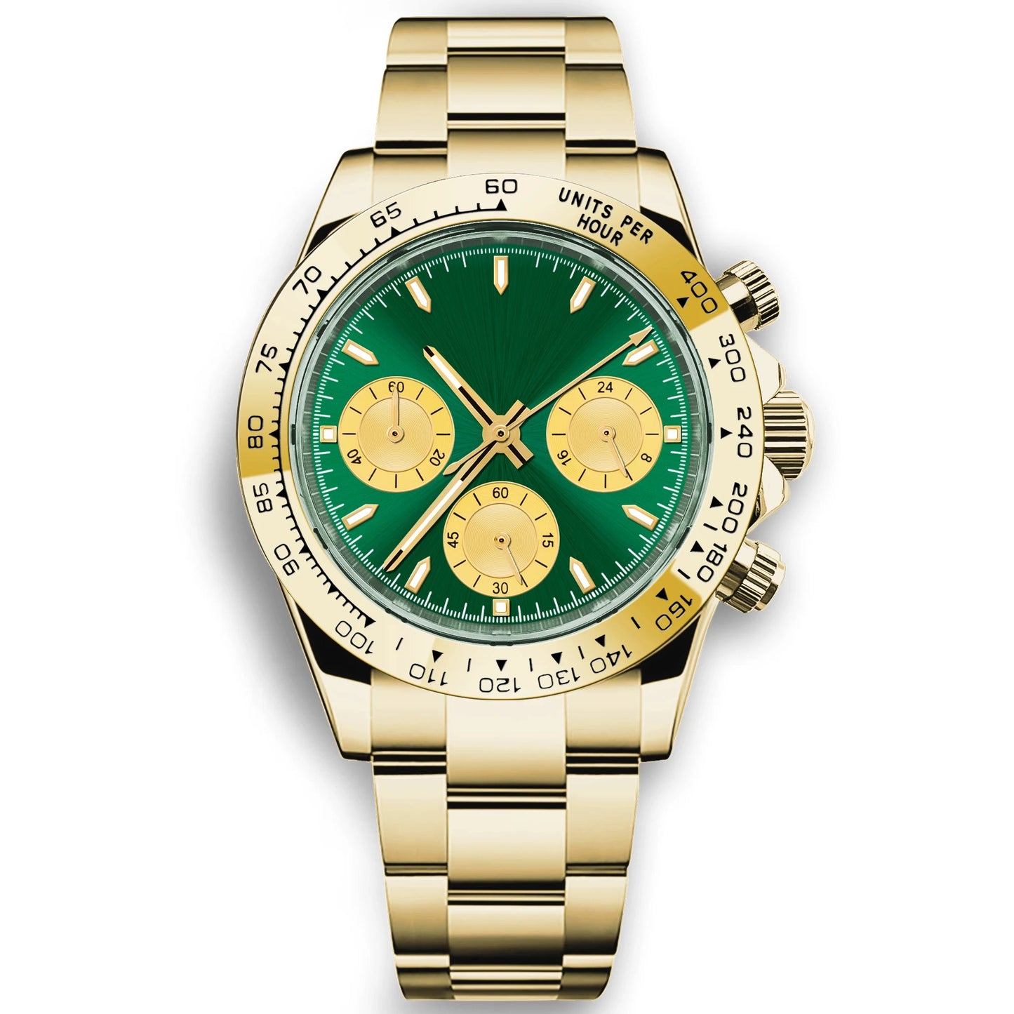 Corgeut 39mm Watch Quartz for Men Luxury Chronograph Fashion Sapphire Trendy Stylish Sports Mens Steel Band Wrist Watches - Prime Devine Supply14:86516;5:57000035Custom logo16