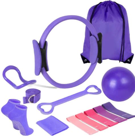 13 - Piece Yoga & Pilates Set - Prime Devine Supply5B7DVOOKCFitness & AccessoriesPurple
