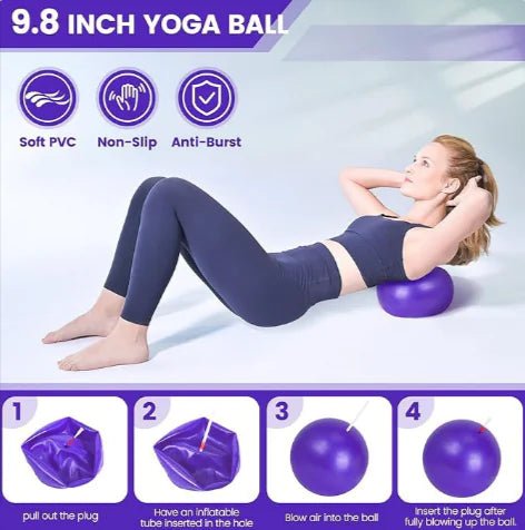 13 - Piece Yoga & Pilates Set - Prime Devine Supply5B7DVOOKCFitness & AccessoriesPurple