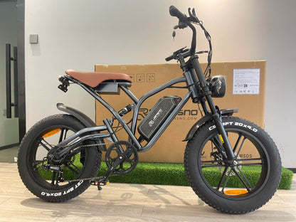 2024 New Arrival X50 Off - road Electric Dirt Bikes 14Ah 25KM/H 20MPH Fat Biked Electric Ebike Fat 20*4 Inch 750w Electric Bike - Prime Devine Supply14:10BlackBlack