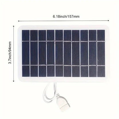 35W Sunpower Portable Solar Panel 5V Solar Plate WithUSB Safe Stabilize Charger ForPower Bank Phone Outdoor Camping Home RV Gift - Prime Devine Supply14:2935W 5V35W 5V