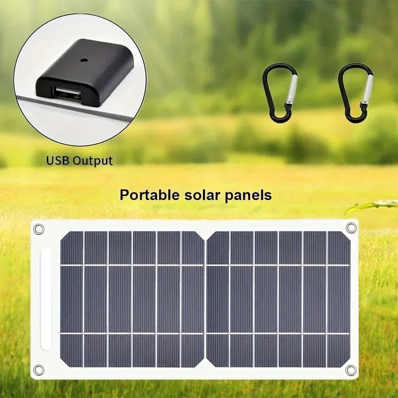 35W Sunpower Portable Solar Panel 5V Solar Plate WithUSB Safe Stabilize Charger ForPower Bank Phone Outdoor Camping Home RV Gift - Prime Devine Supply14:2935W 5V35W 5V