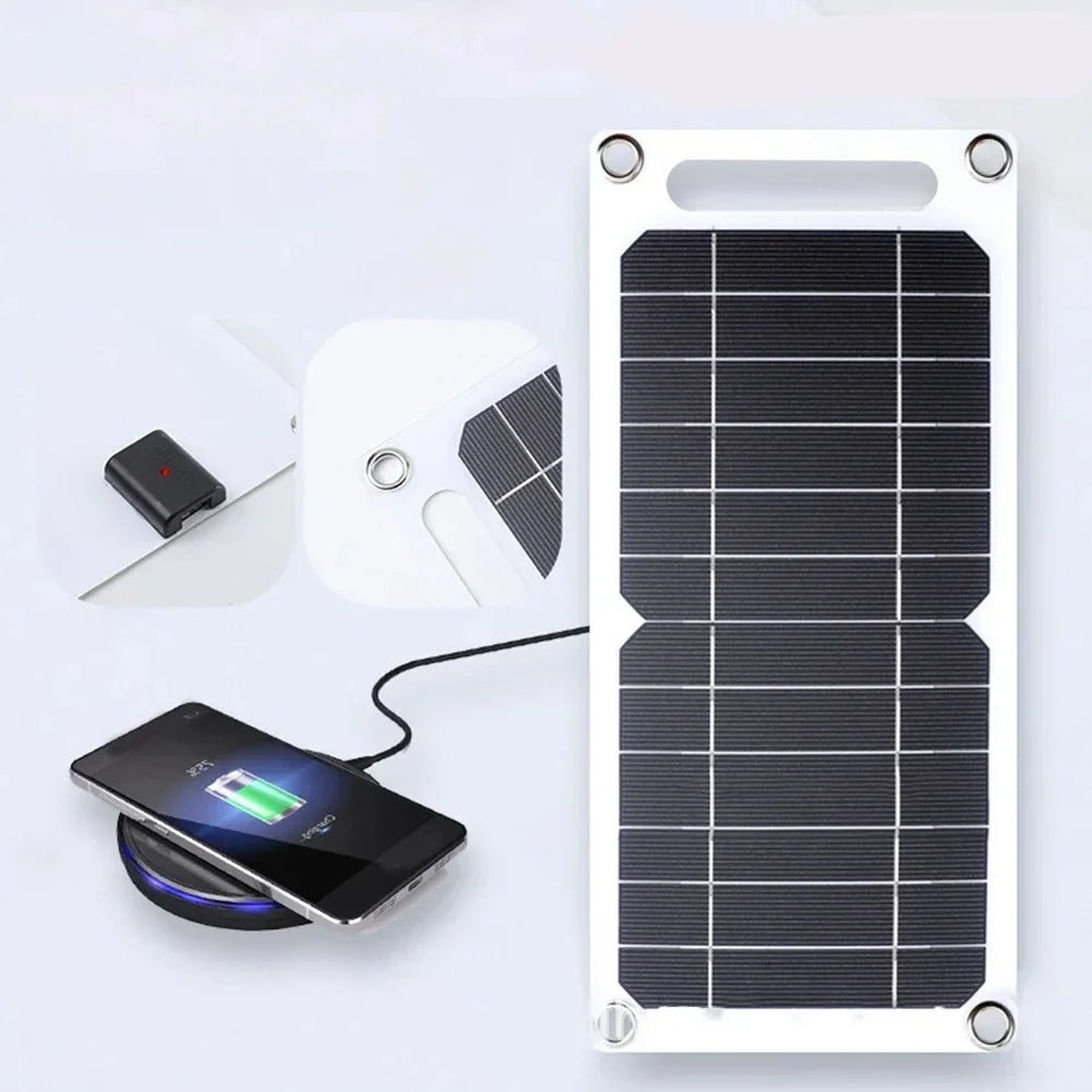 35W Sunpower Portable Solar Panel 5V Solar Plate WithUSB Safe Stabilize Charger ForPower Bank Phone Outdoor Camping Home RV Gift - Prime Devine Supply14:2935W 5V35W 5V