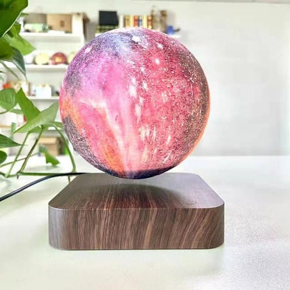 3D Print Moon Lamp Touch Magnetic Levitation Moon Lamp Night Lamp - Prime Devine SupplyDARK WOODEN BASE-EU PLUGEU PLUG
