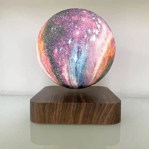 3D Print Moon Lamp Touch Magnetic Levitation Moon Lamp Night Lamp - Prime Devine SupplyDARK WOODEN BASE-EU PLUGEU PLUG