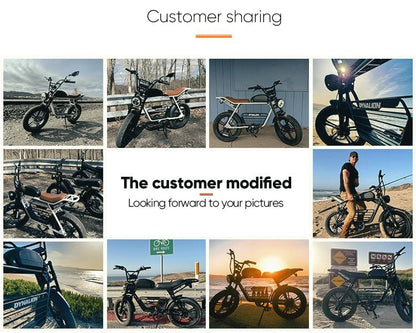 48v Emtb Retro Electric Bicycle Hybrid Bike E - Bike Road Dirt E Bike Ebike Mountain Fat Tire Electric Bike - Prime Devine Supply14:366K7-2 (Front Basket);200007763:201336100K7 - 2 (Front Basket)