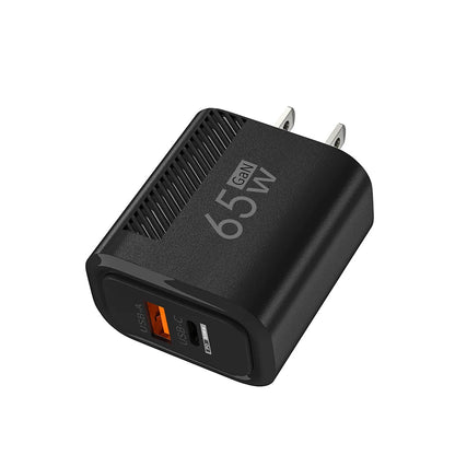 65W GaN Fast Charging USB Type C Charger US EU Plug PD 3.0 Quick Charge Travel Wall Charger For Phone Adapter For iPhone Samsung - Prime Devine Supply14:173US Plug BlackUS Plug Black