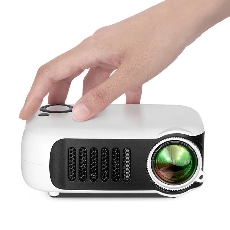 AUN A2000 Mini Projector Home Theater Portable Projector 3D LED Smartphone TV Laser Beamer for Full HD 1080P Video Cinema - Prime Devine Supply14:201441169Black;200009209:201447605Black