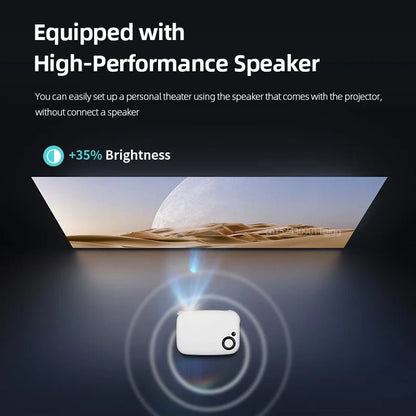 AUN A2000 Mini Projector Home Theater Portable Projector 3D LED Smartphone TV Laser Beamer for Full HD 1080P Video Cinema - Prime Devine Supply14:201441169Black;200009209:201447605Black