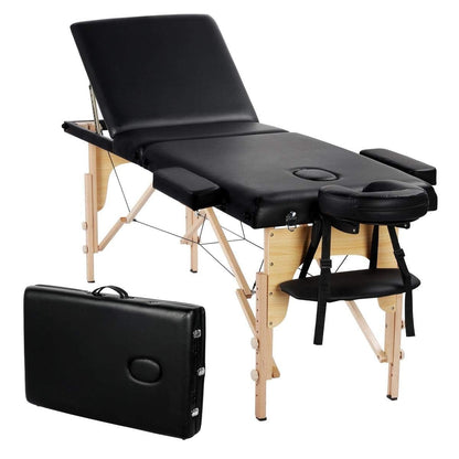 Black Adjustable Portable Massage Tattoo Folding Elevated Table - Prime Devine SupplyYQMO1277Accents > Massage Tables