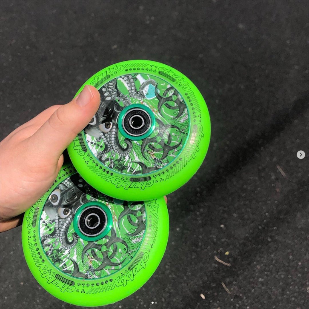 Chubby Lab Neon Green 110mm - Single Wheel - Prime Devine SupplyCHLABNGScooter Wheels