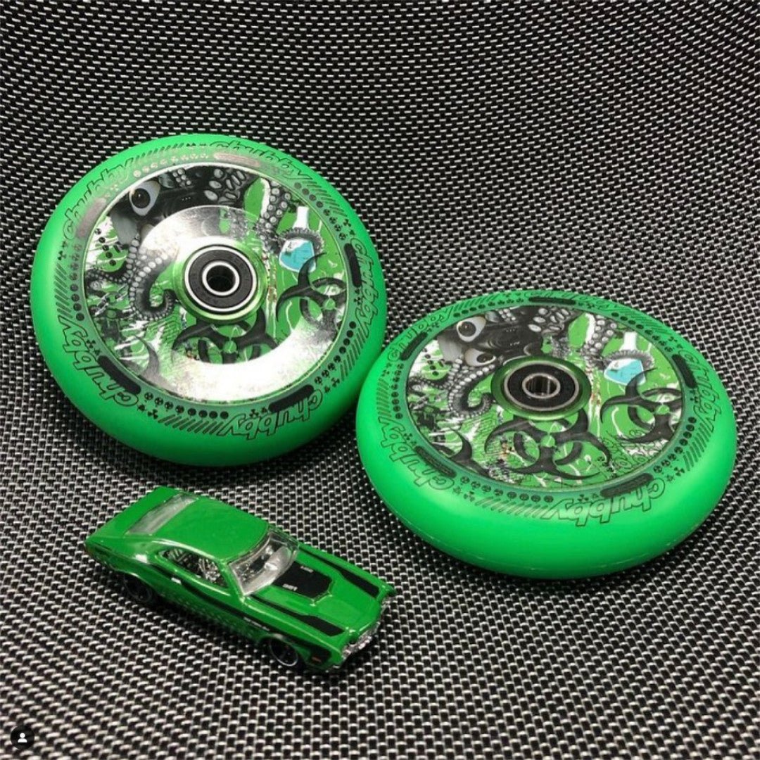 Chubby Lab Neon Green 110mm - Single Wheel - Prime Devine SupplyCHLABNGScooter Wheels