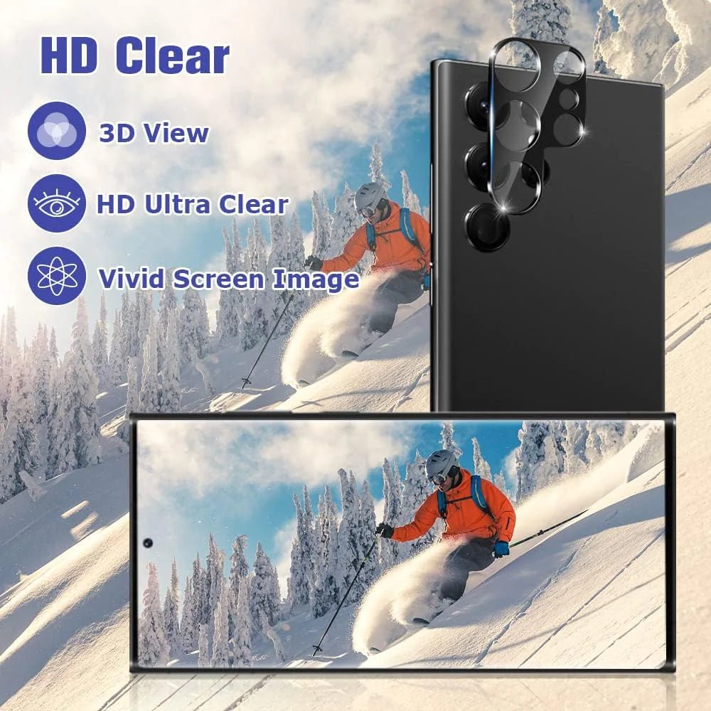 ClearView Tempered Lens for Samsung S23/S22 Ultra - Prime Devine SupplyGA72_2XGLS/LNS_S23Computers | Electronics > Electronics | Phones & tablets > Smartwatches2x Screen Protector + 2x Lens