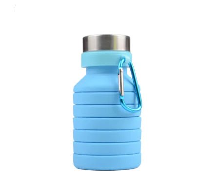Collapsible Silicone Water Bottle - Prime Devine Supply1775316929538519043Fitness & AccessoriesBlue