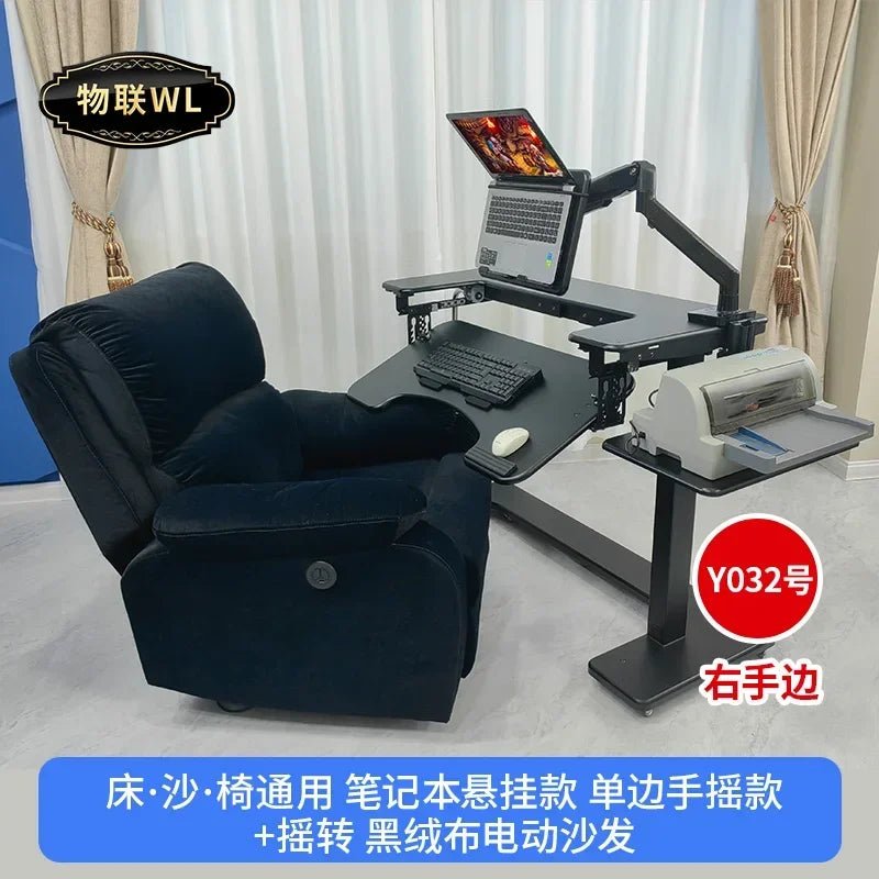 Computer desk bed notebook desktop computer desk bedside table lifting table lazy table cockpit suspension bracket - Prime Devine Supply14:1254Y032Y032