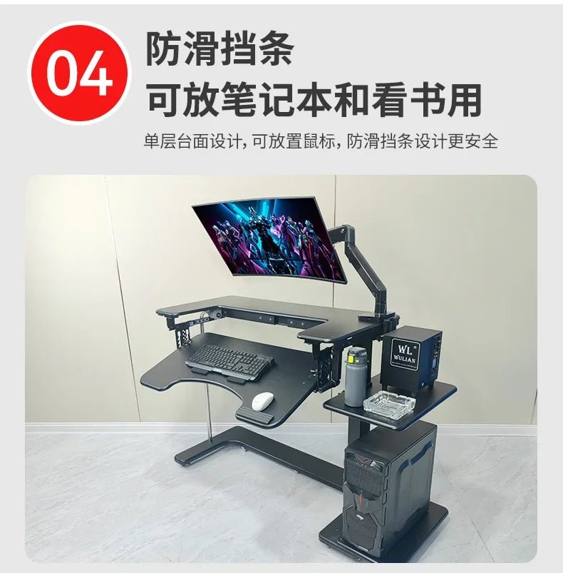 Computer desk bed notebook desktop computer desk bedside table lifting table lazy table cockpit suspension bracket - Prime Devine Supply14:350853Y033Y033