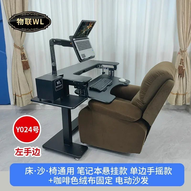 Computer desk bed notebook desktop computer desk bedside table lifting table lazy table cockpit suspension bracket - Prime Devine Supply14:29Y024Y024