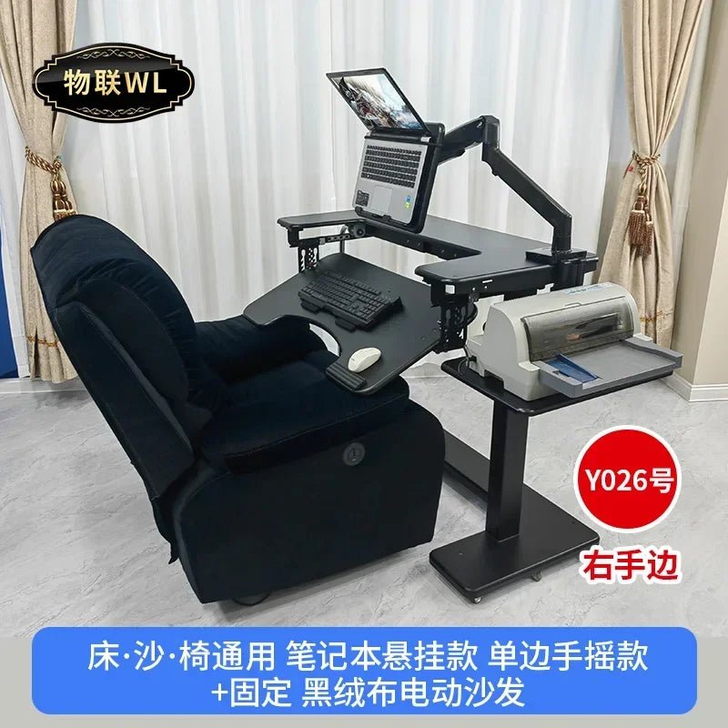 Computer desk bed notebook desktop computer desk bedside table lifting table lazy table cockpit suspension bracket - Prime Devine Supply14:175Y026Y026