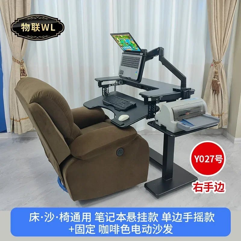 Computer desk bed notebook desktop computer desk bedside table lifting table lazy table cockpit suspension bracket - Prime Devine Supply14:193Y027Y027