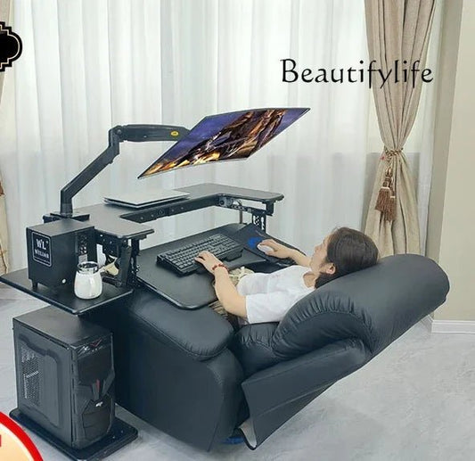Computer desk bed notebook desktop computer desk bedside table lifting table lazy table cockpit suspension bracket - Prime Devine Supply14:350853Y033Y033