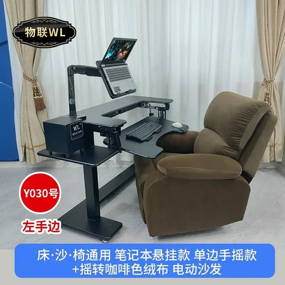 Computer desk bed notebook desktop computer desk bedside table lifting table lazy table cockpit suspension bracket - Prime Devine Supply14:618Y030Y030