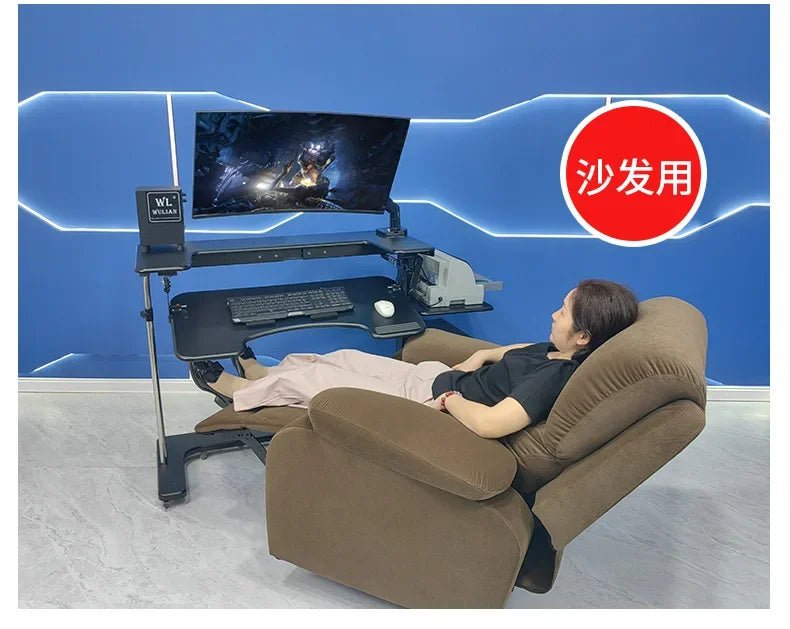 Computer desk bed notebook desktop computer desk bedside table lifting table lazy table cockpit suspension bracket - Prime Devine Supply14:350853Y033Y033