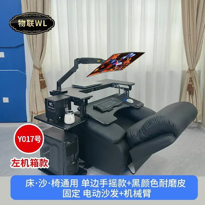 Computer desk bed notebook desktop computer desk bedside table lifting table lazy table cockpit suspension bracket - Prime Devine Supply14:365016Y017Y017