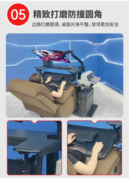 Computer desk bed notebook desktop computer desk bedside table lifting table lazy table cockpit suspension bracket - Prime Devine Supply14:350853Y033Y033