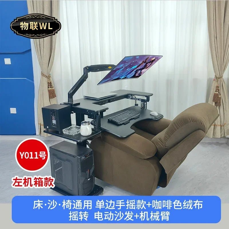 Computer desk bed notebook desktop computer desk bedside table lifting table lazy table cockpit suspension bracket - Prime Devine Supply14:200006154Y011Y011