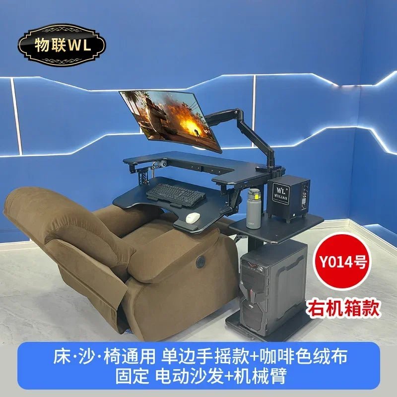 Computer desk bed notebook desktop computer desk bedside table lifting table lazy table cockpit suspension bracket - Prime Devine Supply14:200004889Y014Y014