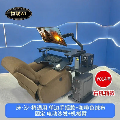 Computer desk bed notebook desktop computer desk bedside table lifting table lazy table cockpit suspension bracket - Prime Devine Supply14:200004889Y014Y014