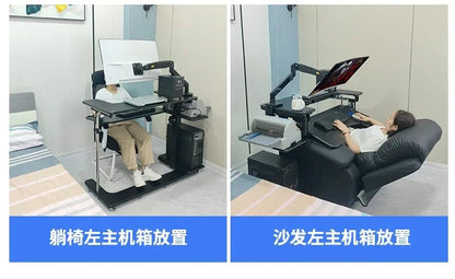 Computer desk bed notebook desktop computer desk bedside table lifting table lazy table cockpit suspension bracket - Prime Devine Supply14:350853Y033Y033