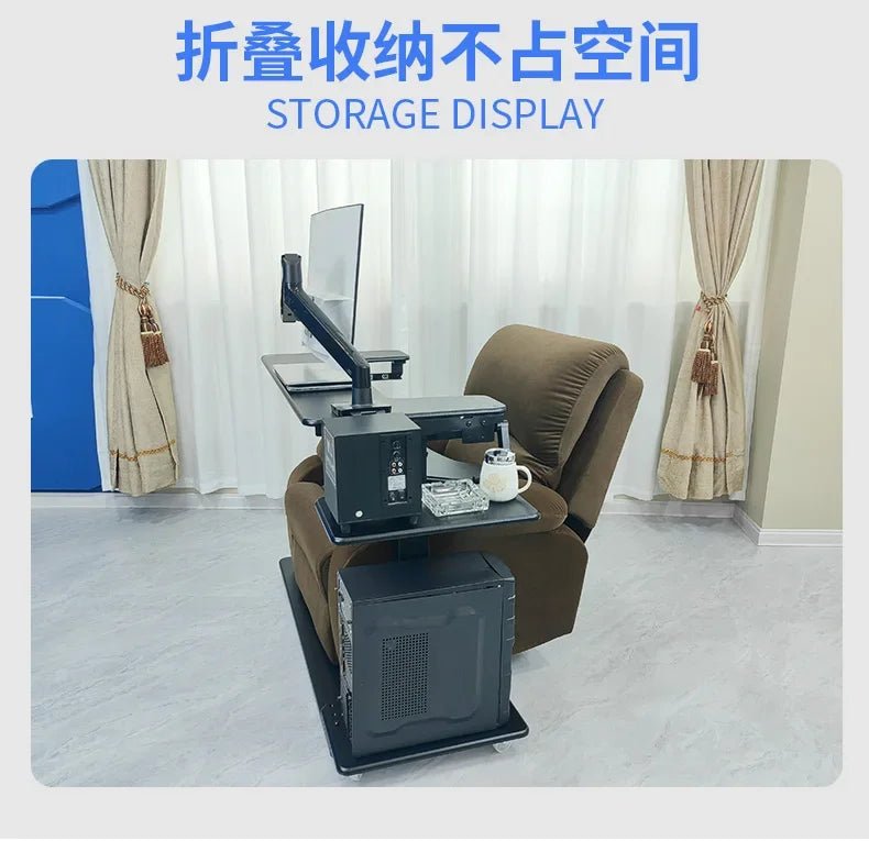 Computer desk bed notebook desktop computer desk bedside table lifting table lazy table cockpit suspension bracket - Prime Devine Supply14:350853Y033Y033