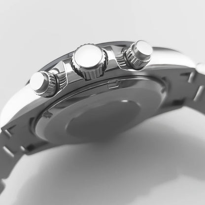 Corgeut 39mm Watch Quartz for Men Luxury Chronograph Fashion Sapphire Trendy Stylish Sports Mens Steel Band Wrist Watches - Prime Devine Supply14:35085012;5:56964930No logo12