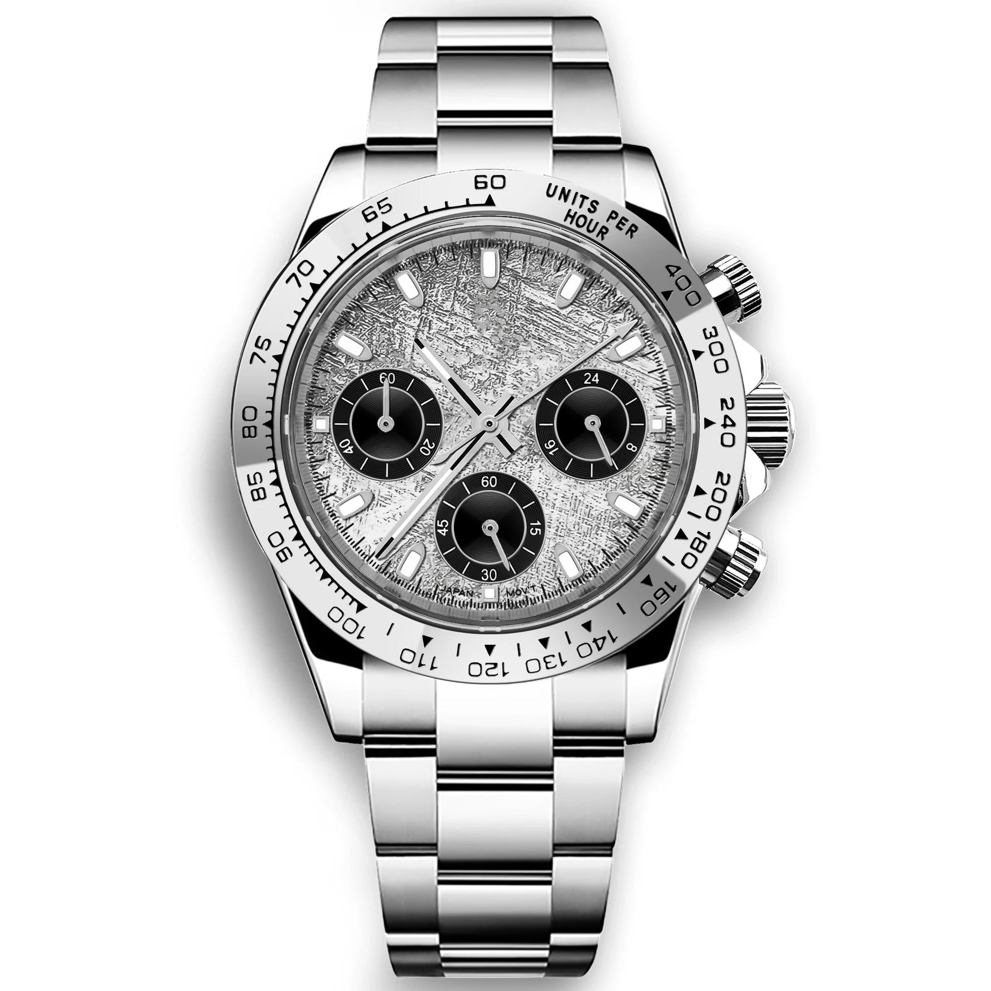 Corgeut 39mm Watch Quartz for Men Luxury Chronograph Fashion Sapphire Trendy Stylish Sports Mens Steel Band Wrist Watches - Prime Devine Supply14:1735;5:56964930No logo5