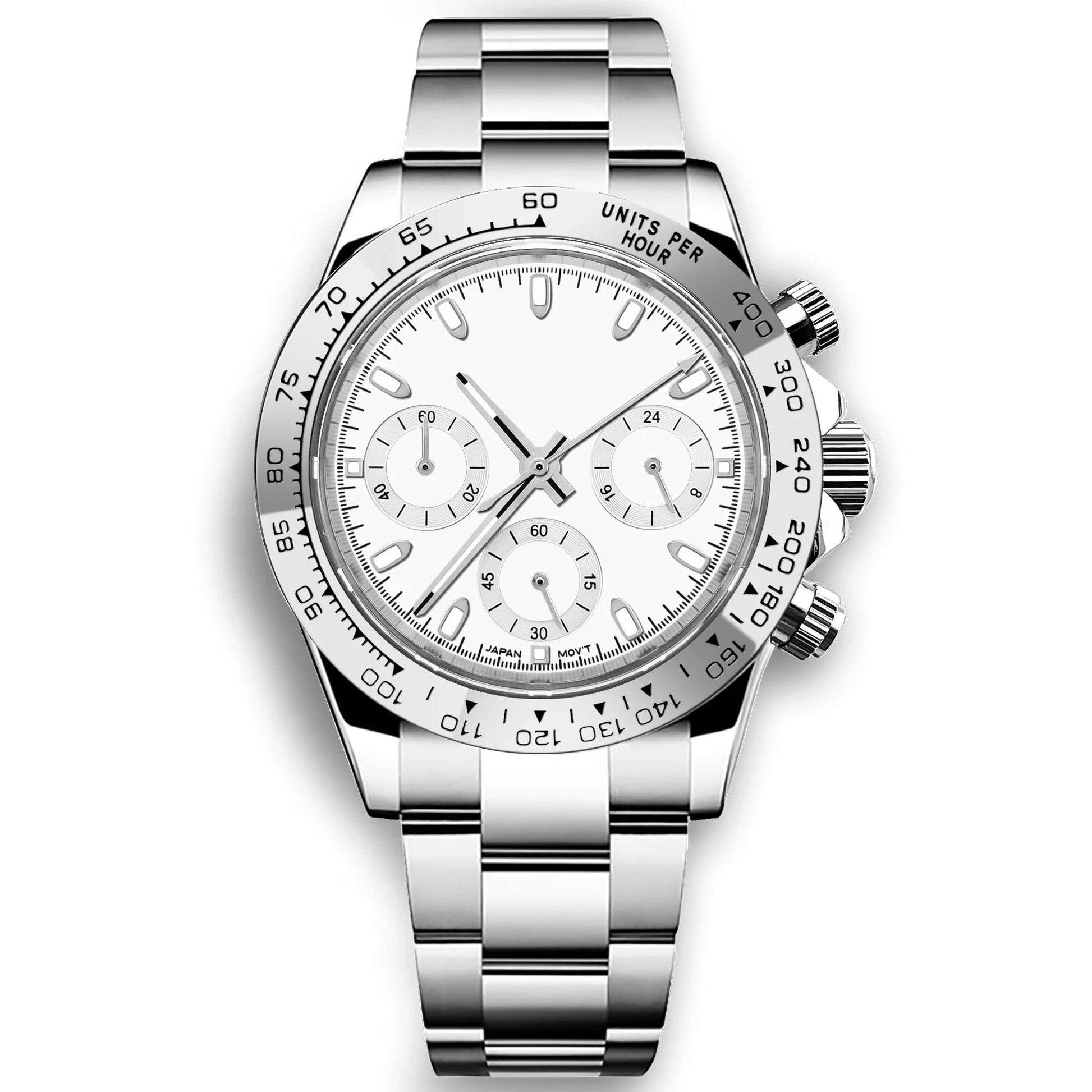 Corgeut 39mm Watch Quartz for Men Luxury Chronograph Fashion Sapphire Trendy Stylish Sports Mens Steel Band Wrist Watches - Prime Devine Supply14:41;5:56964930No logo1