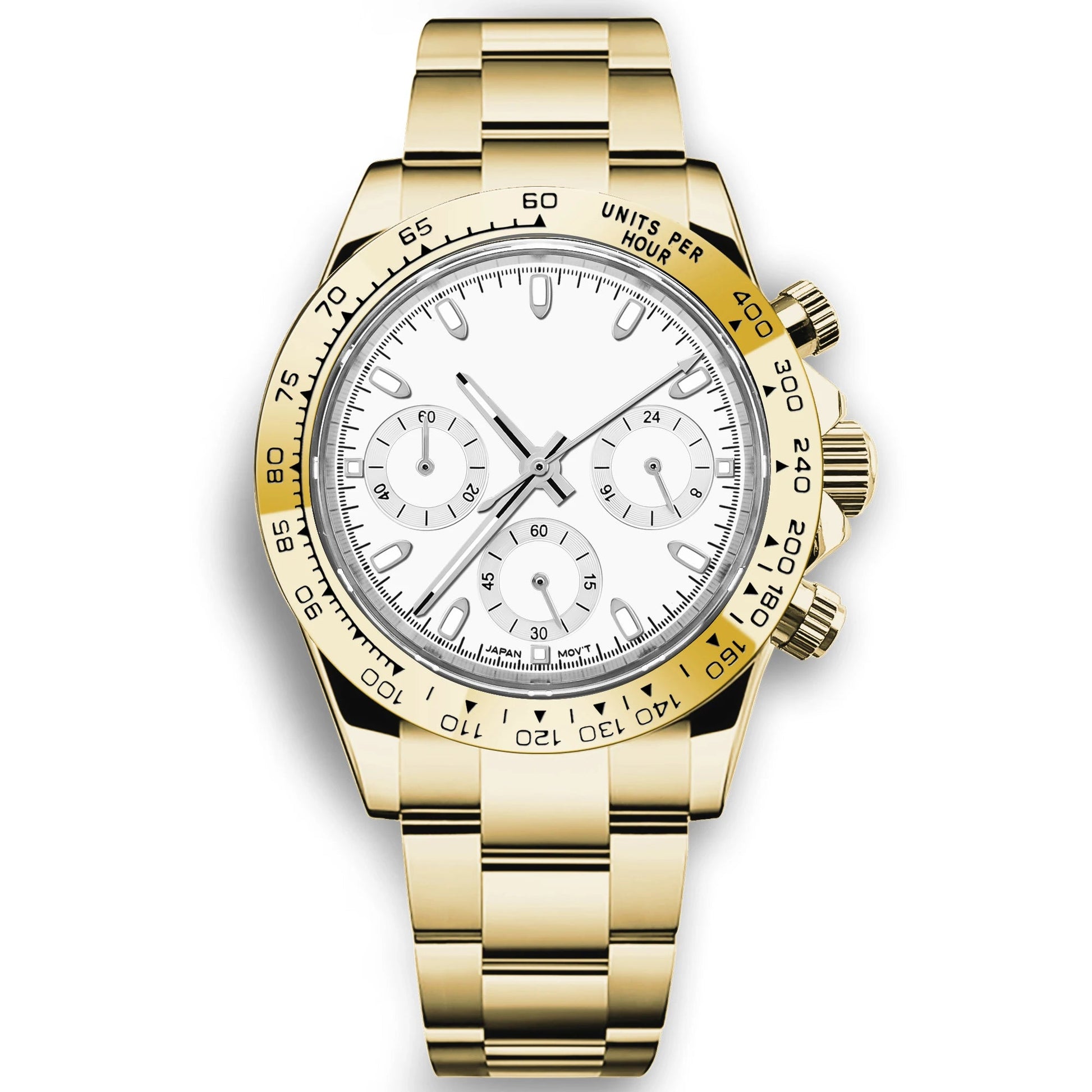 Corgeut 39mm Watch Quartz for Men Luxury Chronograph Fashion Sapphire Trendy Stylish Sports Mens Steel Band Wrist Watches - Prime Devine Supply14:1936;5:56964930No logo6