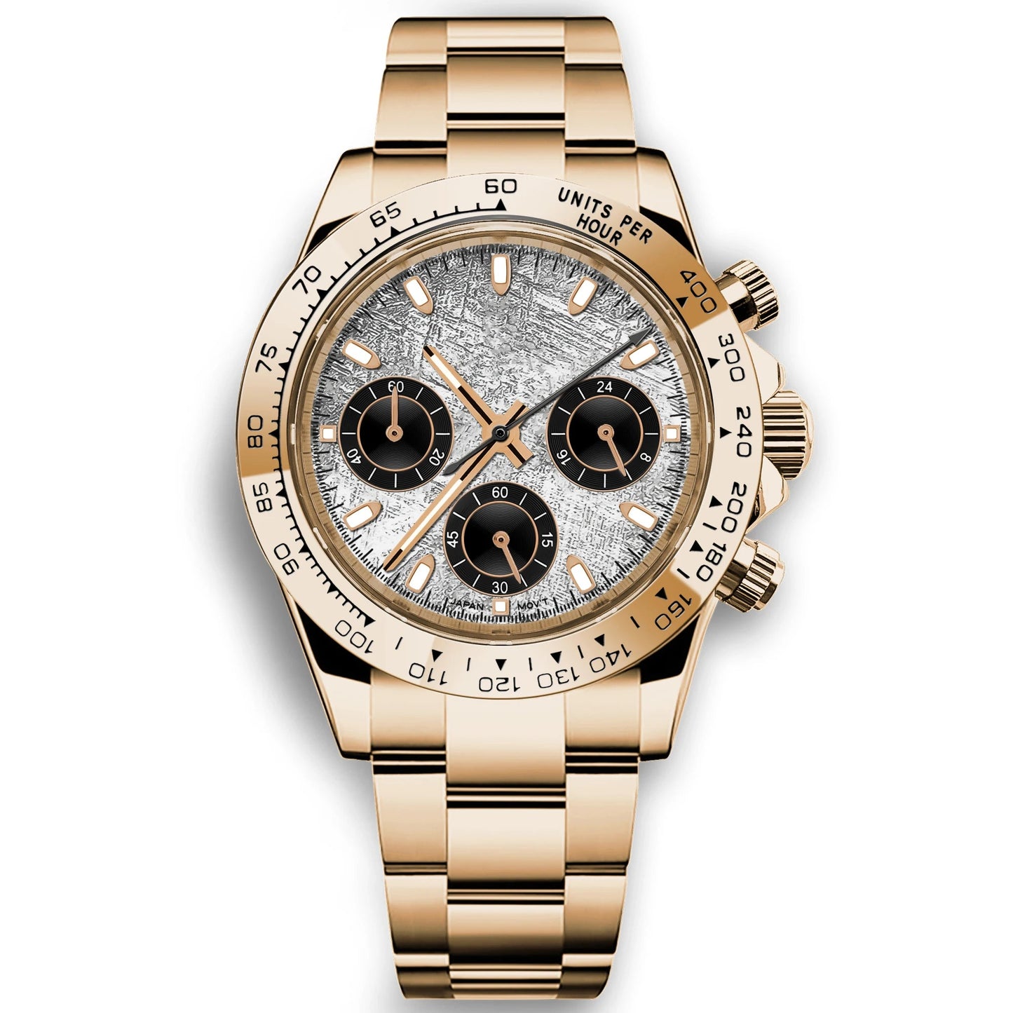 Corgeut 39mm Watch Quartz for Men Luxury Chronograph Fashion Sapphire Trendy Stylish Sports Mens Steel Band Wrist Watches - Prime Devine Supply14:10001377715;5:56964930No logo15