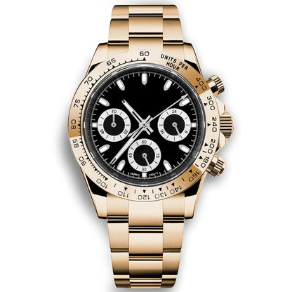 Corgeut 39mm Watch Quartz for Men Luxury Chronograph Fashion Sapphire Trendy Stylish Sports Mens Steel Band Wrist Watches - Prime Devine Supply14:35085313;5:56964930No logo13