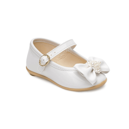 Darling Bow Baby Formal Shoes - Prime Devine Supply120454-Darling BowGirls ShoesWhite