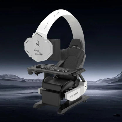 Fengrui Space Cabin Computer Chair Integrated Esports Cabin Comfortable Office Internet Celebrity Anchor Game Cabin Lazy - Prime Devine Supply14:350850WhiteWhite