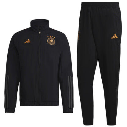 Germany black presentation Soccer tracksuit 2022/23 - Adidas - Prime Devine Supply43654689063145TracksuitAdults Extrasmall