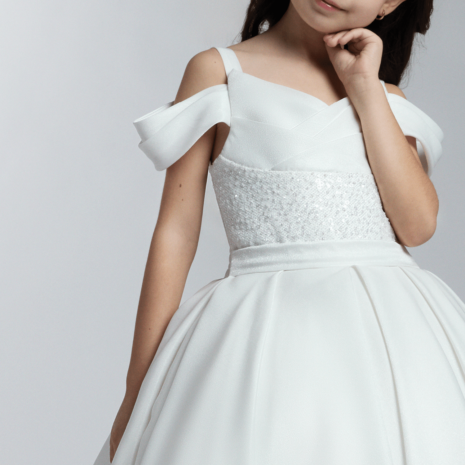 Heavenly Glow Girls Formal Dress - Prime Devine Supply2256_Heavenly GlowFormal GirlsOffwhite