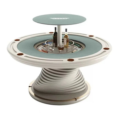 High - end Italian light luxury club multi - person round Depu poker table chip table Texas entertainment chess and card room - Prime Devine Supply14:200006152B 160 X160X 79cmB 160 X160X 79cm
