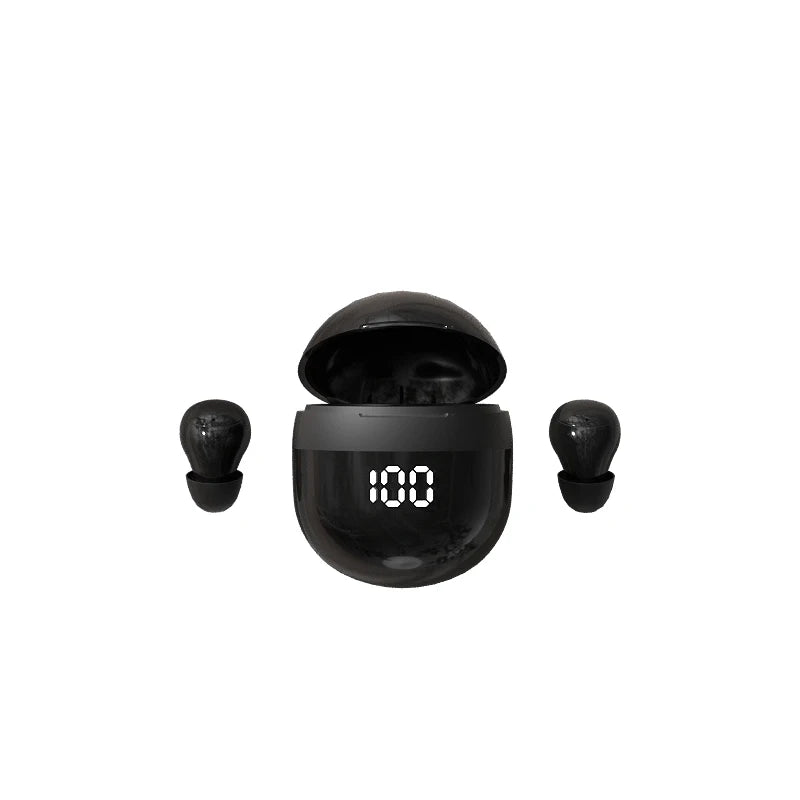 Invisible Headphones TWS Mini Earphones Wireless Bluetooth 5.3 Earbuds with Microphone Noise Reduction In - Ear Headset for Phone - Prime Devine Supply14:175BlackBlack