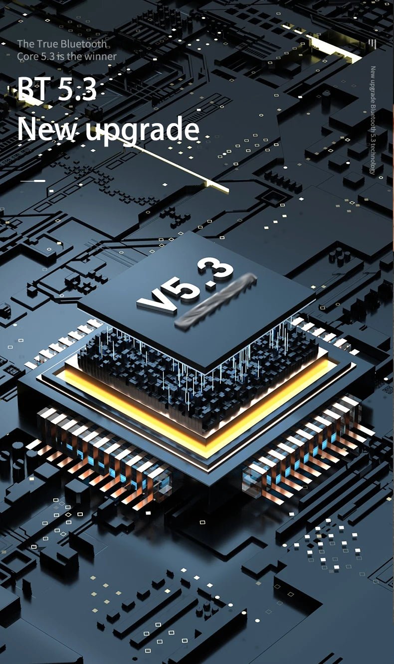 Invisible Headphones TWS Mini Earphones Wireless Bluetooth 5.3 Earbuds with Microphone Noise Reduction In - Ear Headset for Phone - Prime Devine Supply14:175BlackBlack