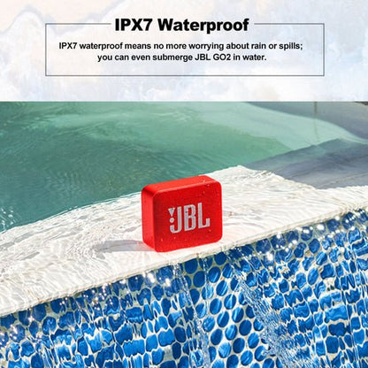 JBL GO 2 Wireless Bluetooth Speaker IPX7 Waterproof With Mic - Prime Devine SupplyBLACKBLACK