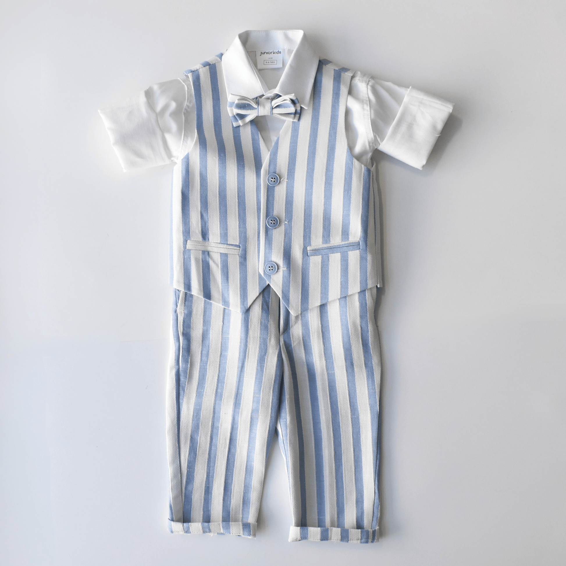 Joey's Stylish Vest Set - Prime Devine SupplyJoey's StylishBaptism BoysGrey