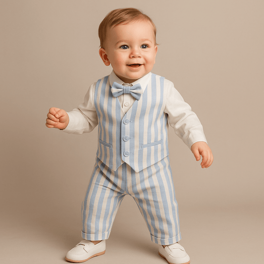 Joey's Stylish Vest Set - Prime Devine SupplyJoey's StylishBaptism BoysBlue