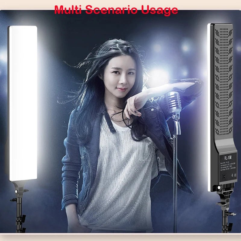 LED Video Light Panel Photographic Lighting Panel Lighting For Streaming Tri Color Strip Fill Light Selfie Light For Shoot Live - Prime Devine Supply14:9458CM LIGHT58CM LIGHT